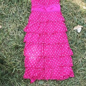 A pink shirt church dress